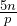 \frac{5n}{p}