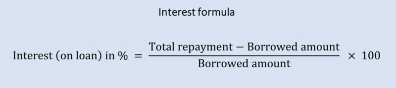 Interest formula