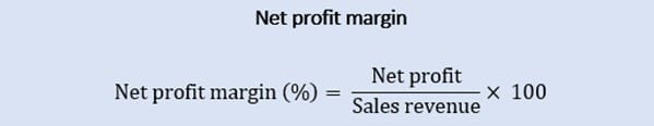 Net profit margin