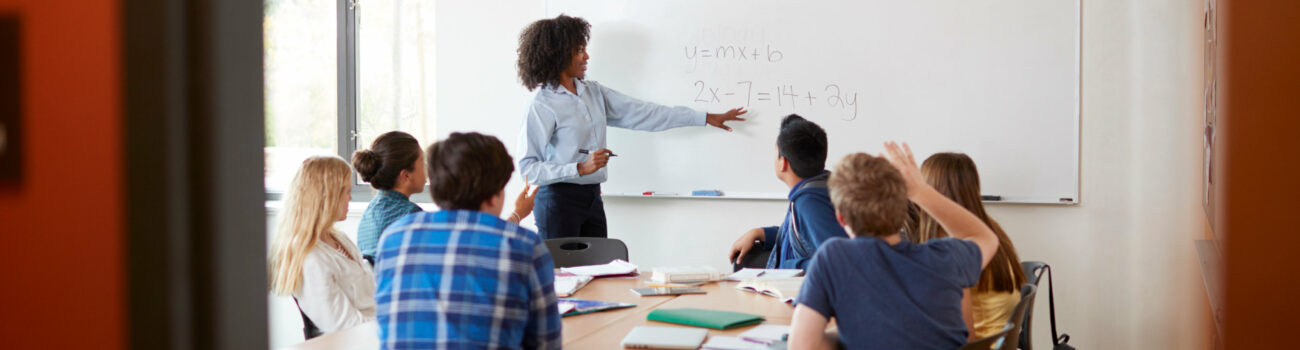 teacher and students